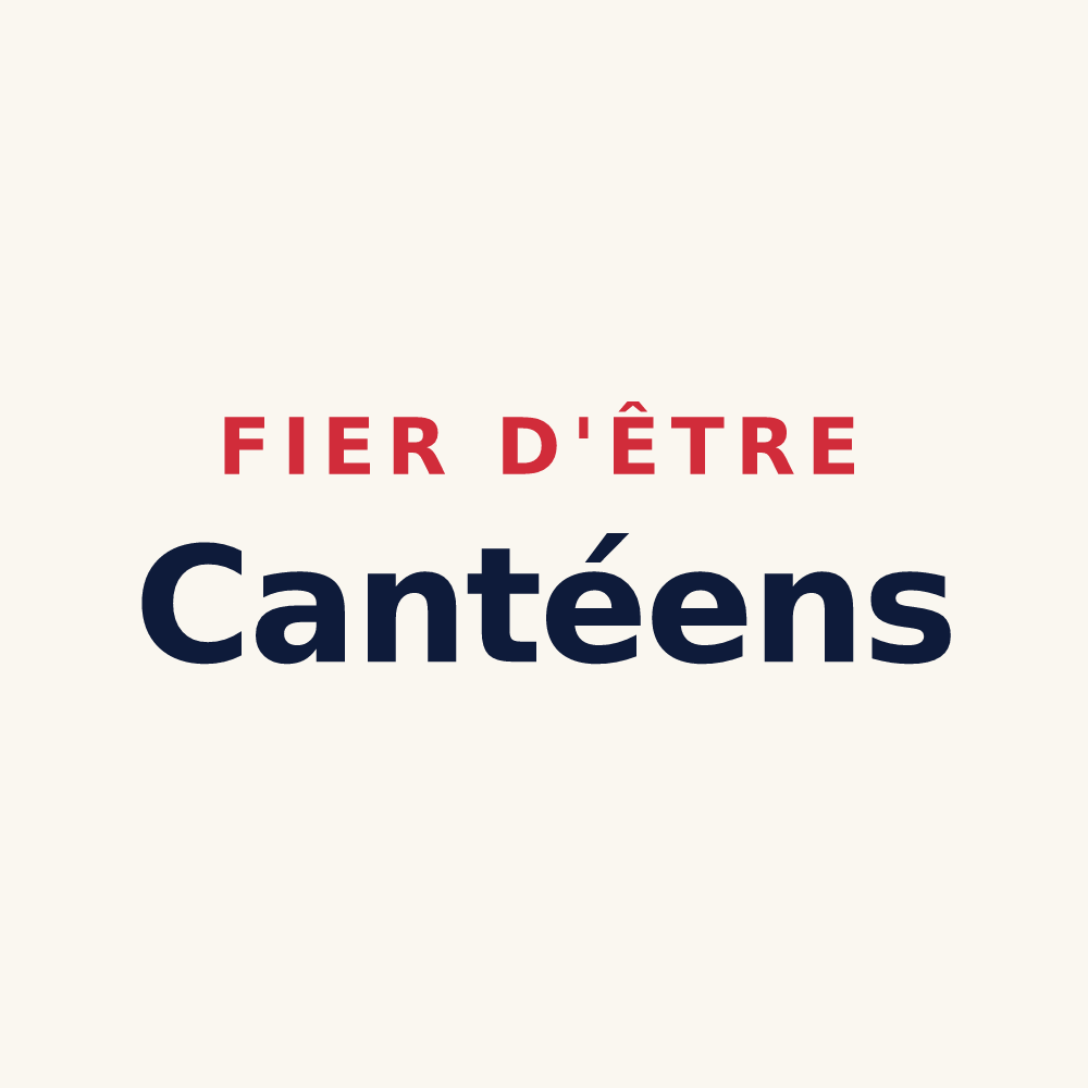 Tasse « Fier d'être Cantéens » — design pour Canté