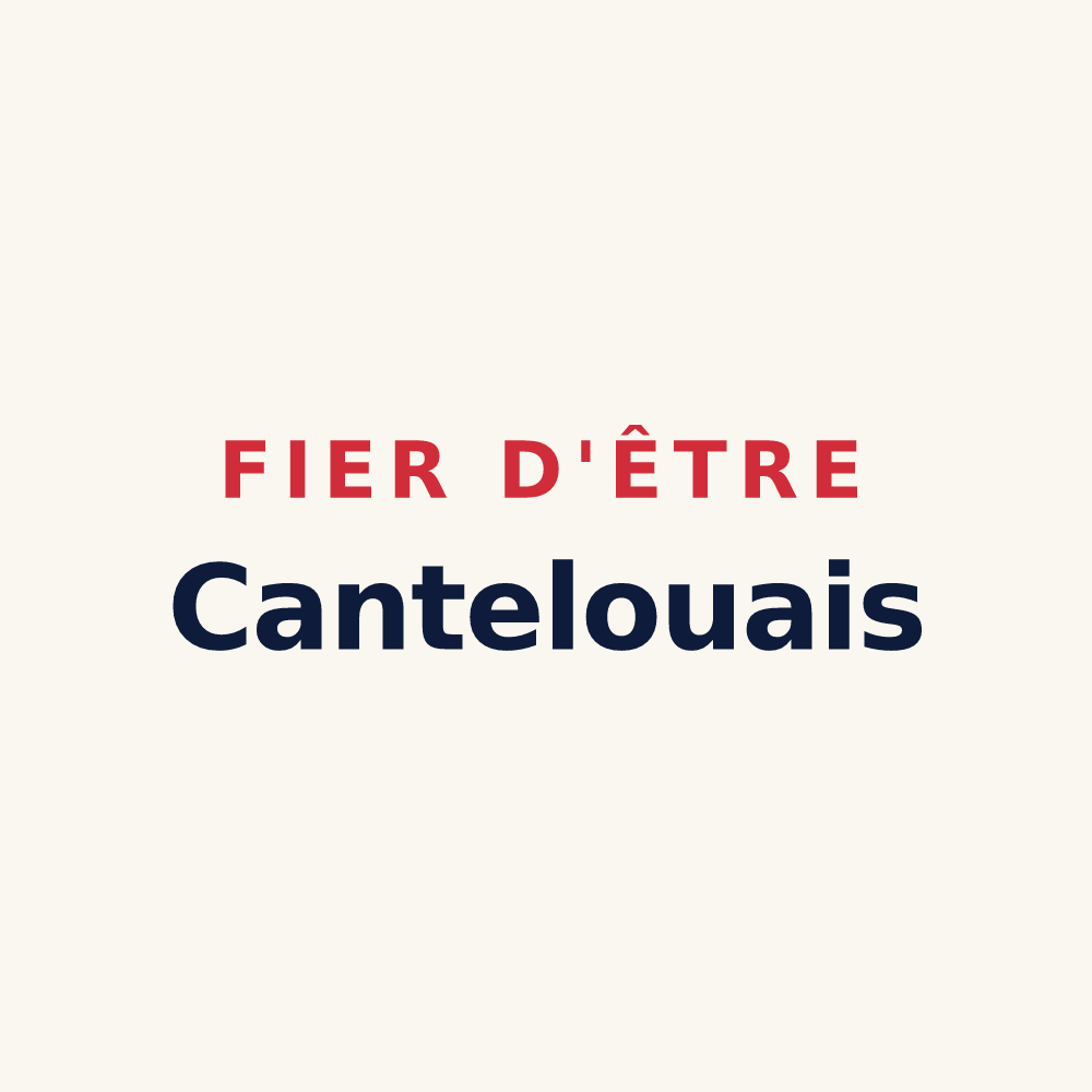 Tasse « Fier d'être Cantelouais » — design pour Canteloup