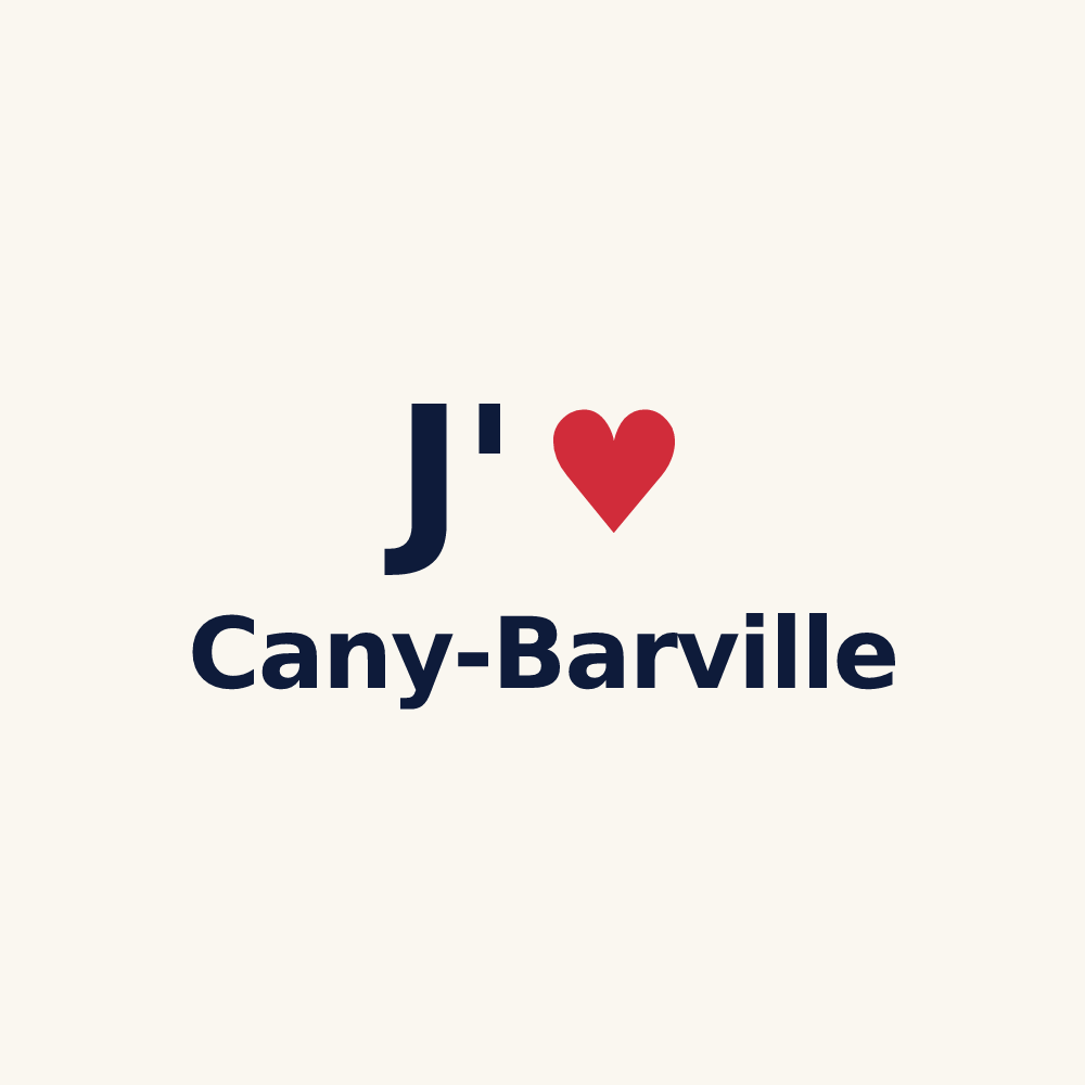 Tasse personnalisée Cany-Barville — design J'aime Cany-Barville