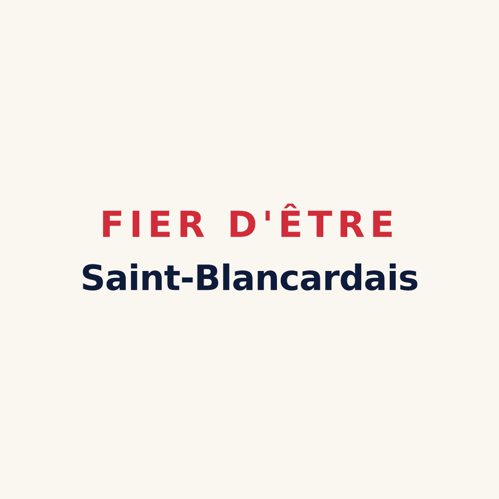 Tasse « Fier d'être Saint-Blancardais » — design pour Cap d'Astarac