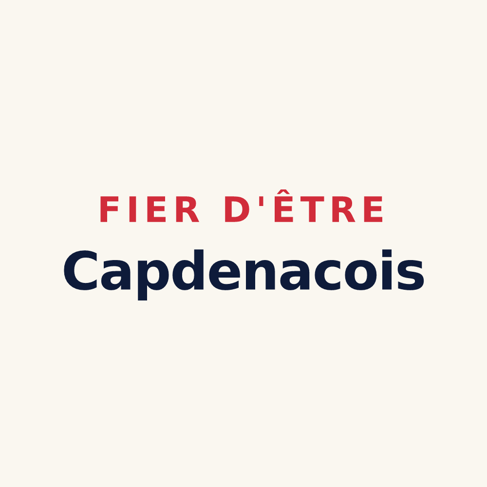 Tasse « Fier d'être Capdenacois » — design pour Capdenac-Gare