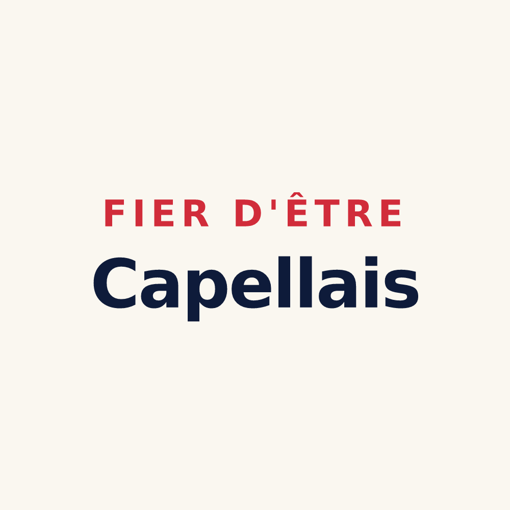 Tasse « Fier d'être Capellais » — design pour Capelle-les-Grands