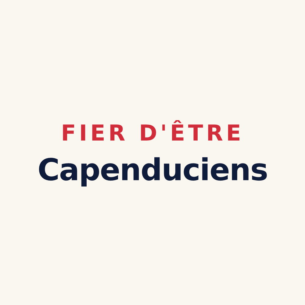 Tasse « Fier d'être Capenduciens » — design pour Capendu