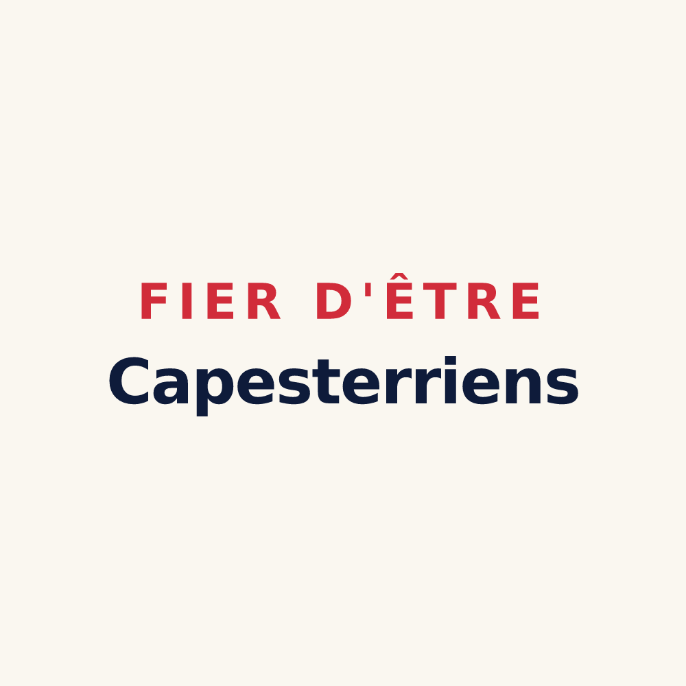 Tasse « Fier d'être Capesterriens » — design pour Capesterre-Belle-Eau