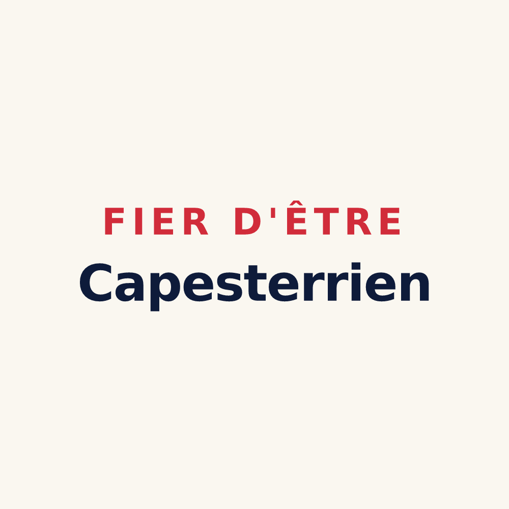 Tasse « Fier d'être Capesterrien » — design pour Capesterre-de-Marie-Galante