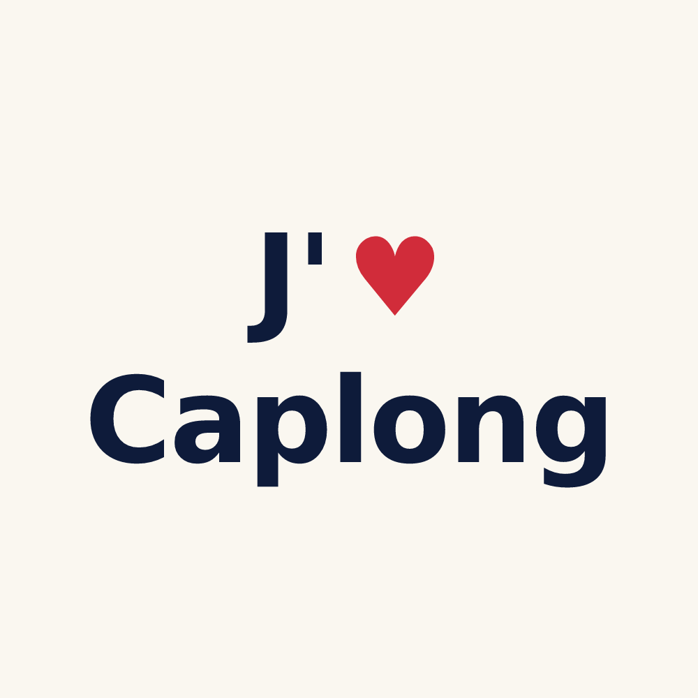 Tasse personnalisée Caplong — design J'aime Caplong