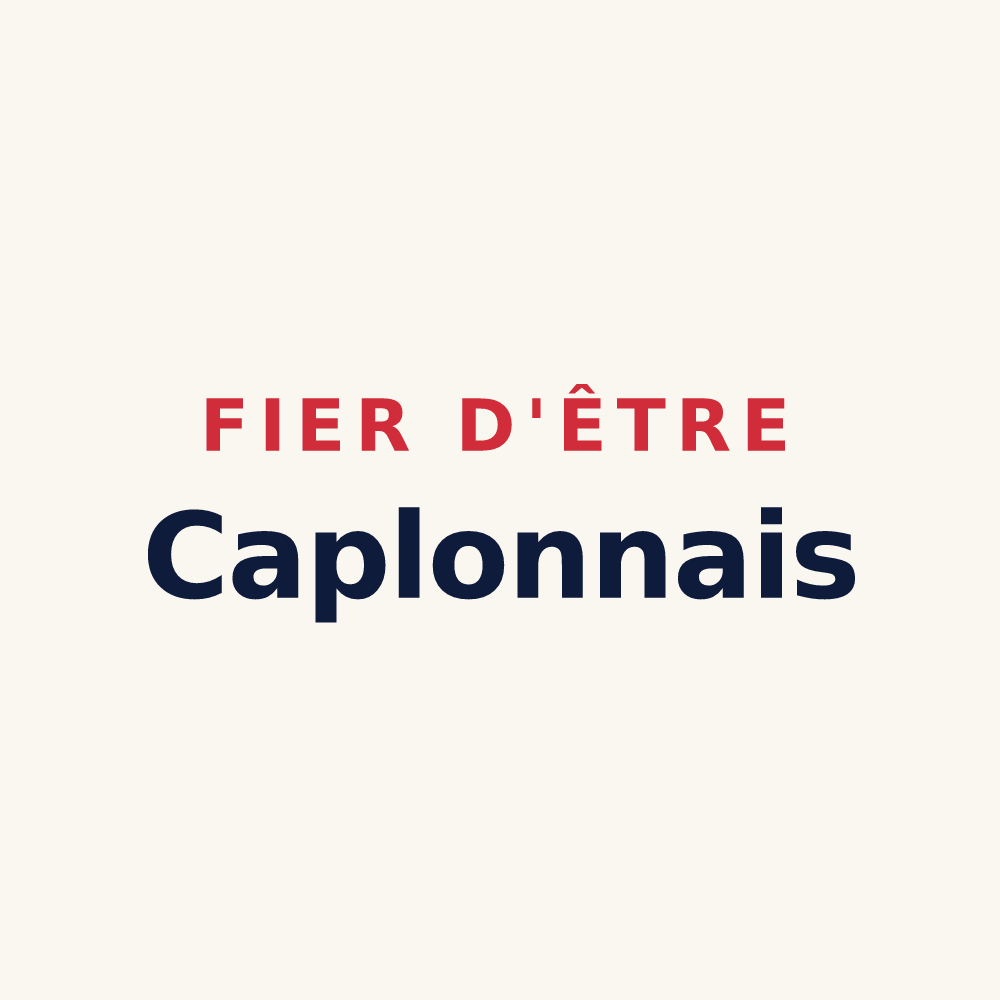 Tasse « Fier d'être Caplonnais » — design pour Caplong