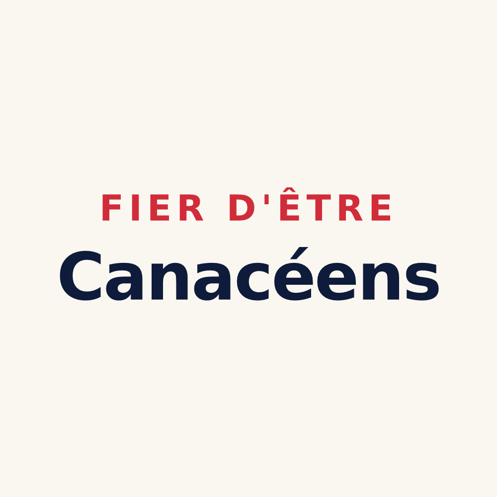Tasse « Fier d'être Canacéens » — design pour Capoulet-et-Junac