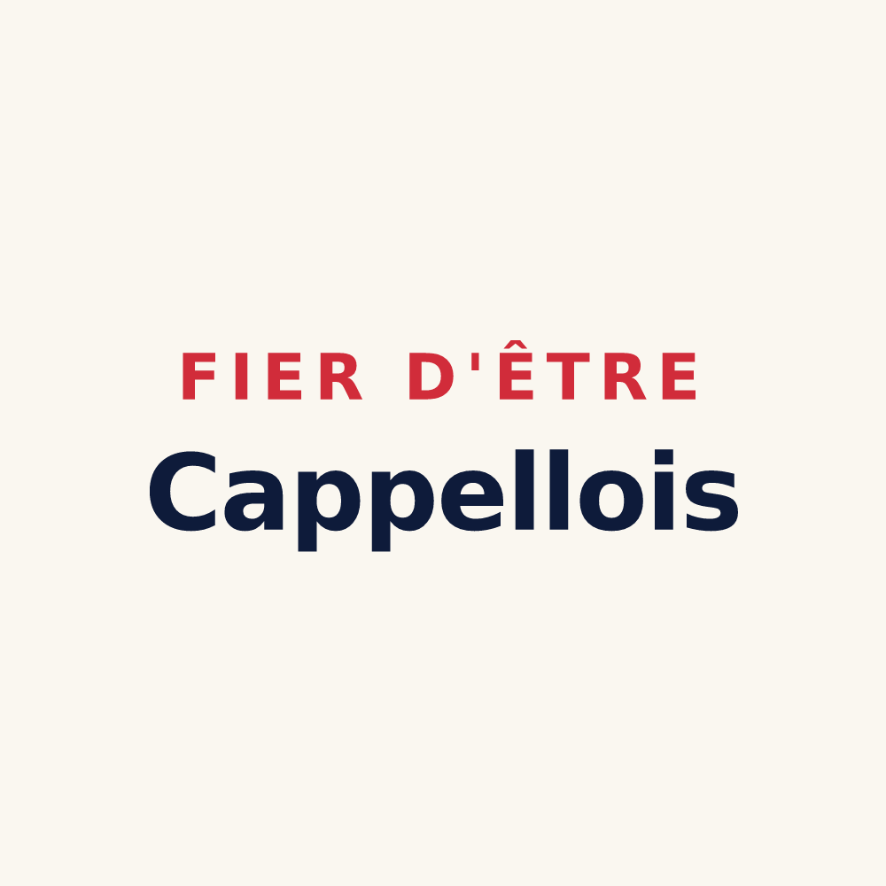 Tasse « Fier d'être Cappellois » — design pour Cappelle-en-Pévèle