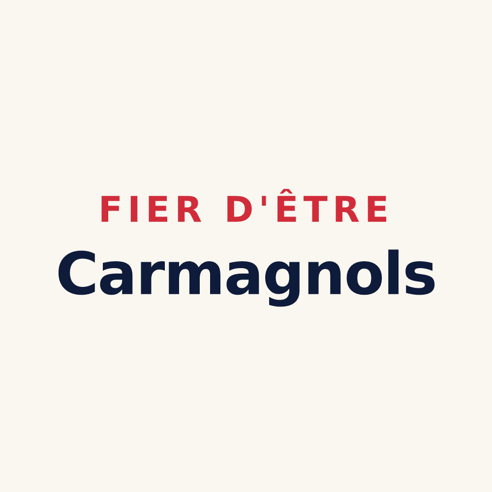 Tasse « Fier d'être Carmagnols » — design pour Caramany