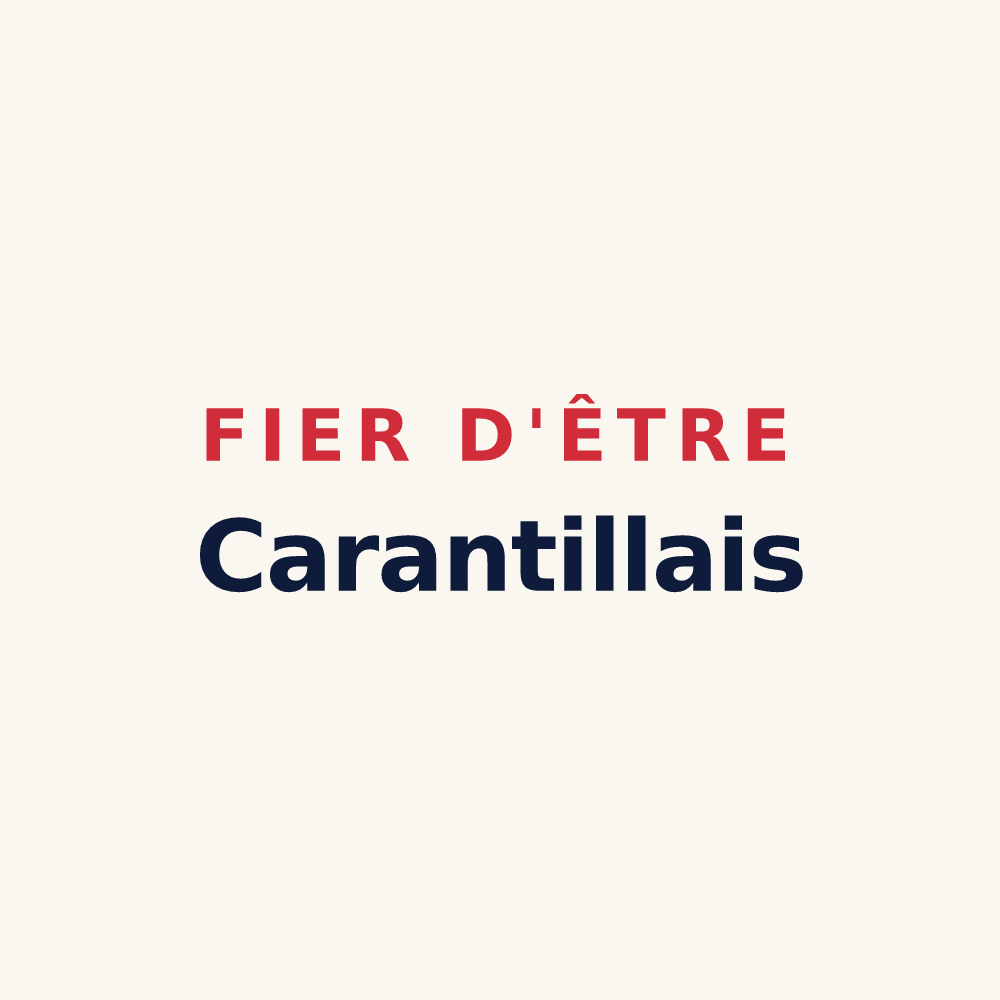 Tasse « Fier d'être Carantillais » — design pour Carantilly