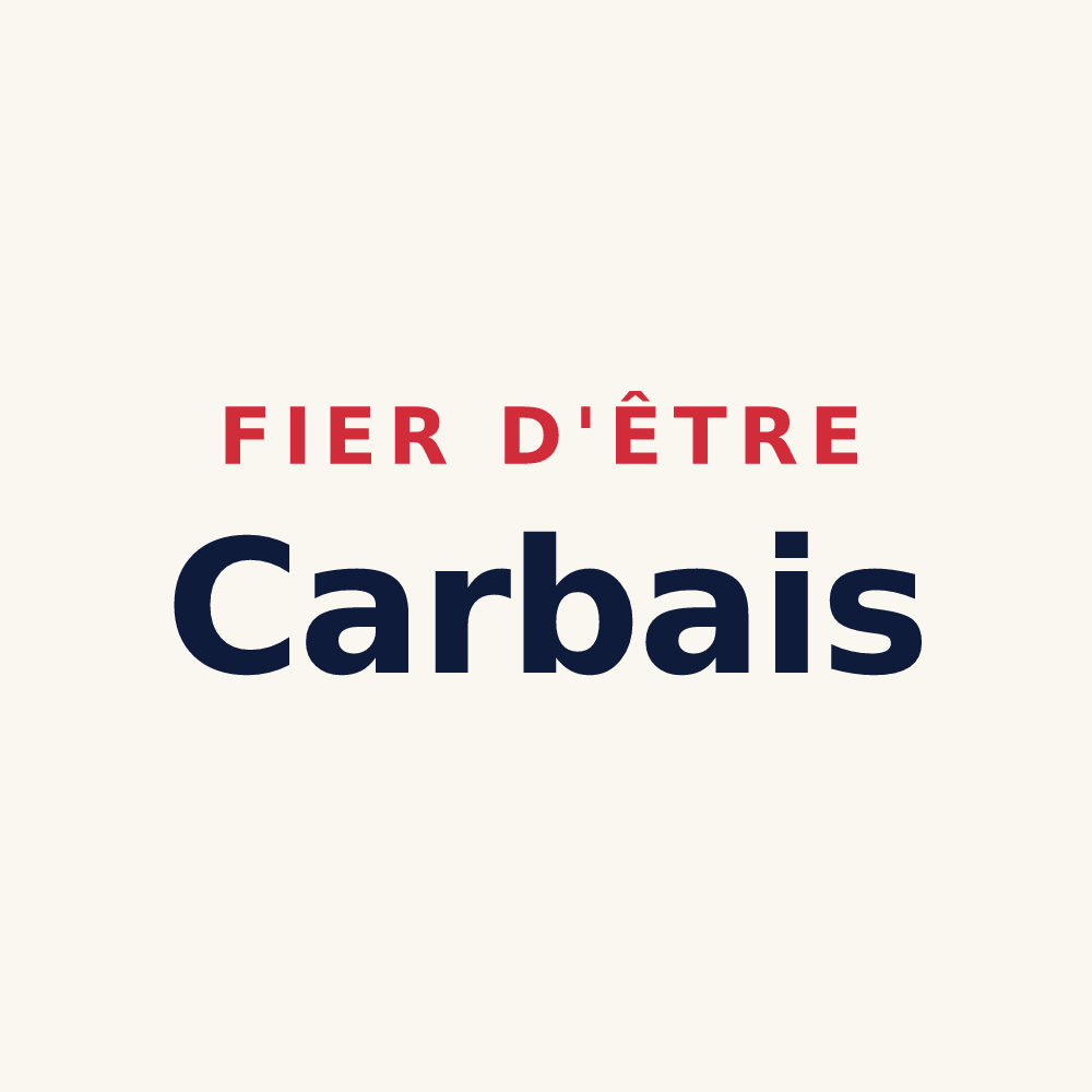 Tasse « Fier d'être Carbais » — design pour Carbes