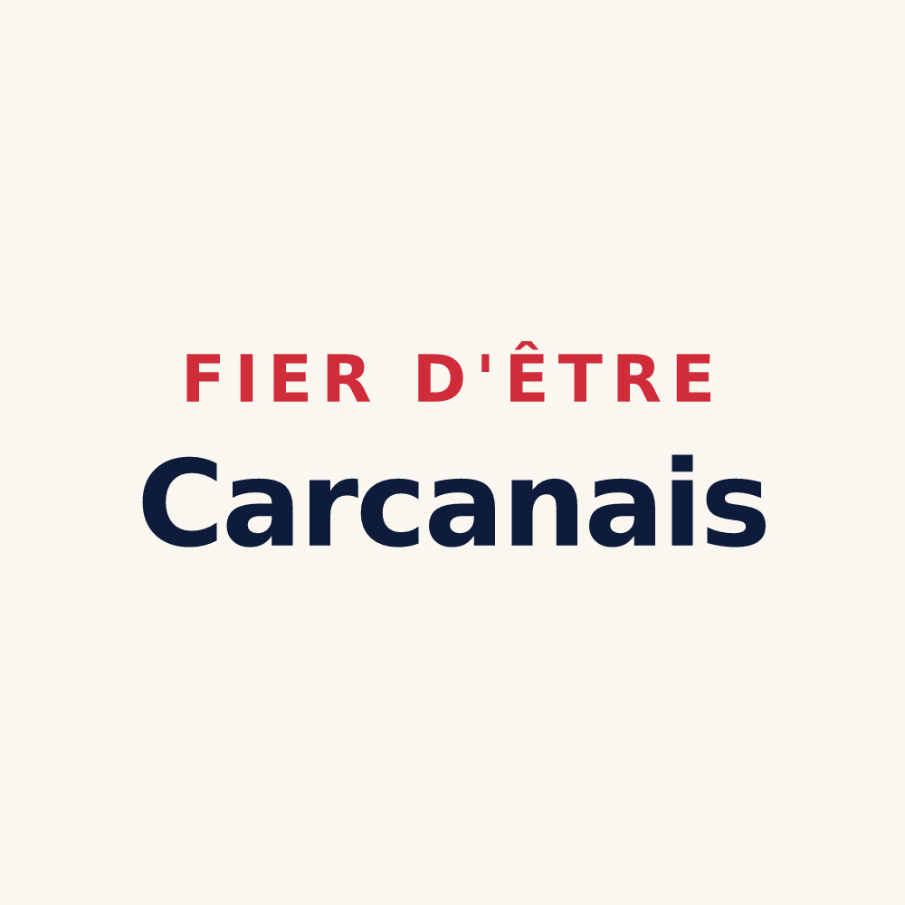 Tasse « Fier d'être Carcanais » — design pour Carcans