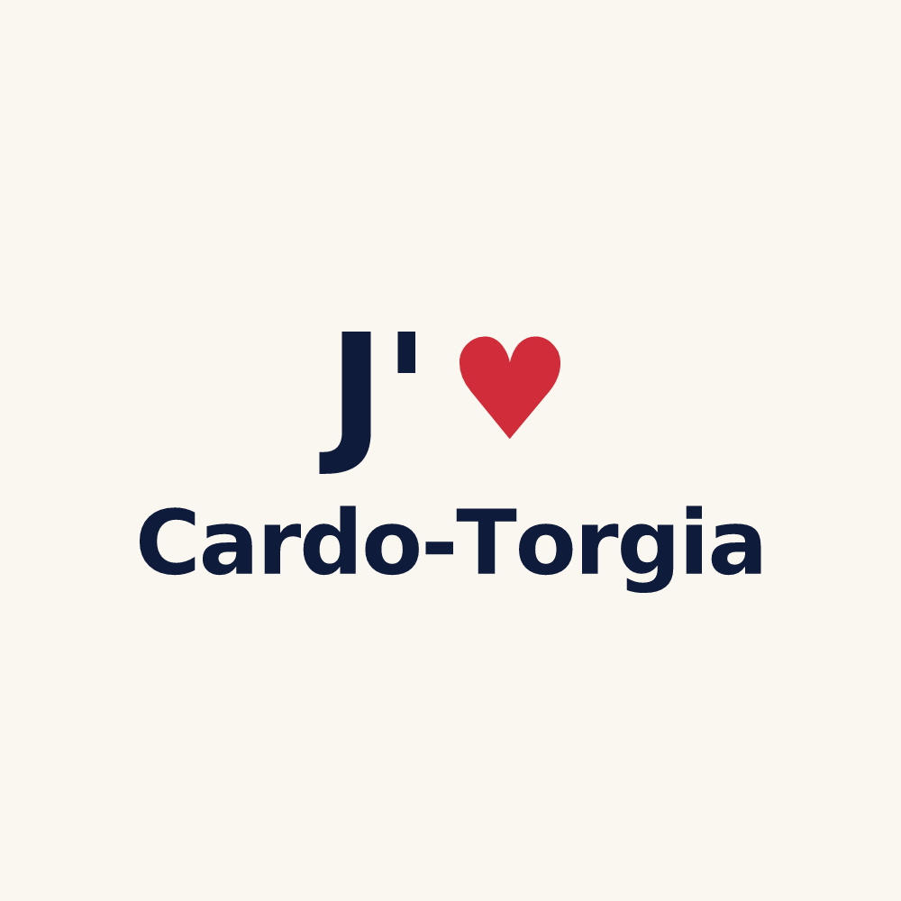 Tasse personnalisée Cardo-Torgia — design J'aime Cardo-Torgia