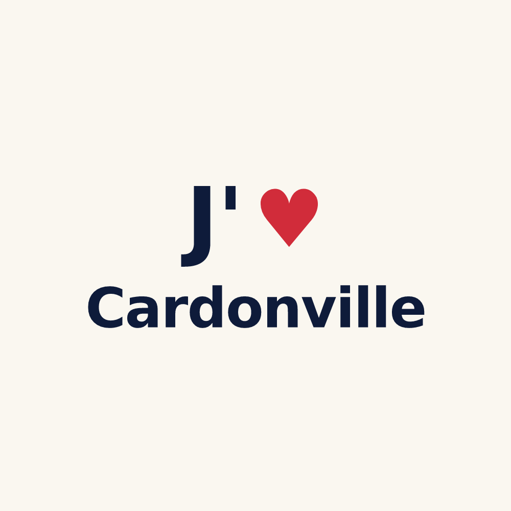 Tasse personnalisée Cardonville — design J'aime Cardonville