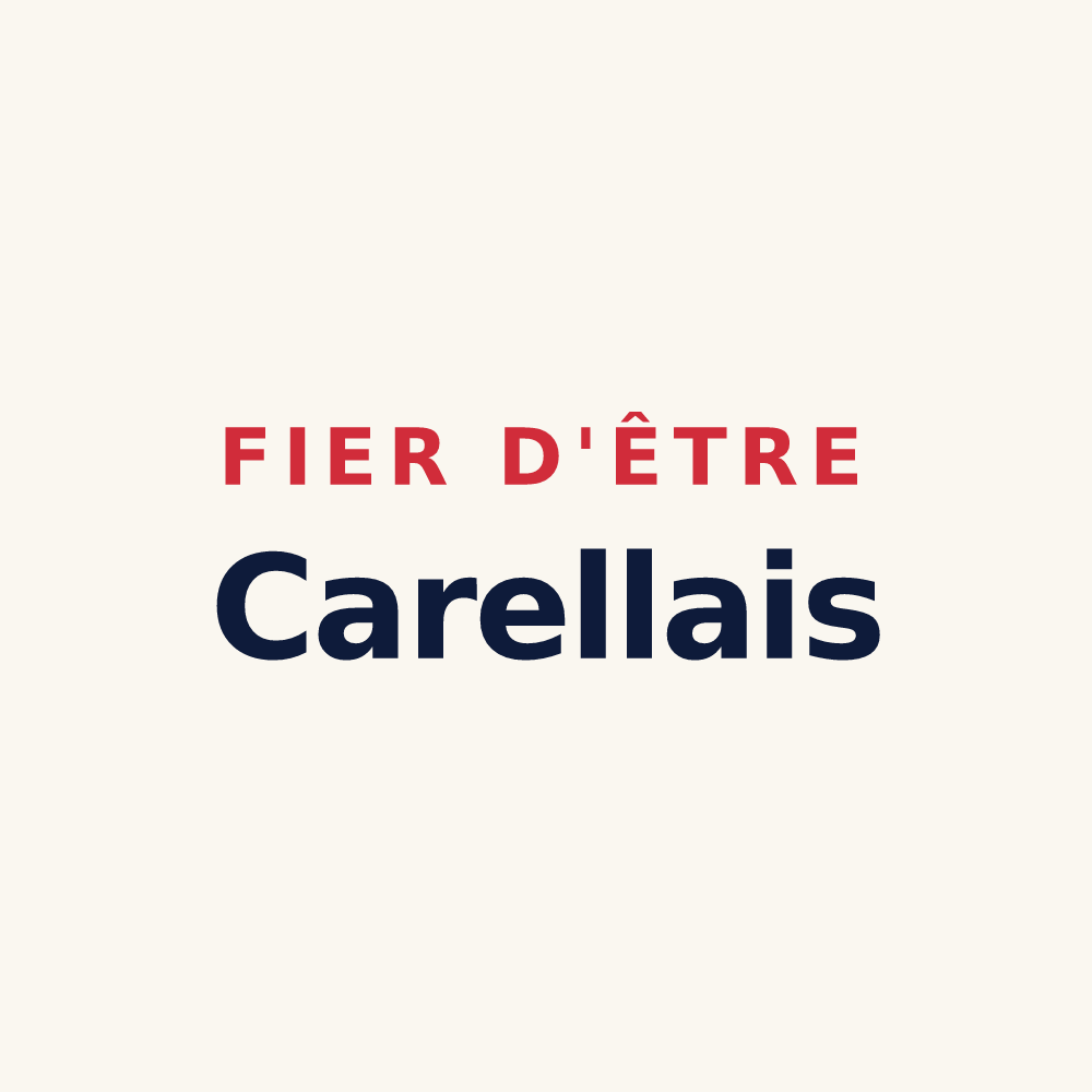 Tasse « Fier d'être Carellais » — design pour Carelles