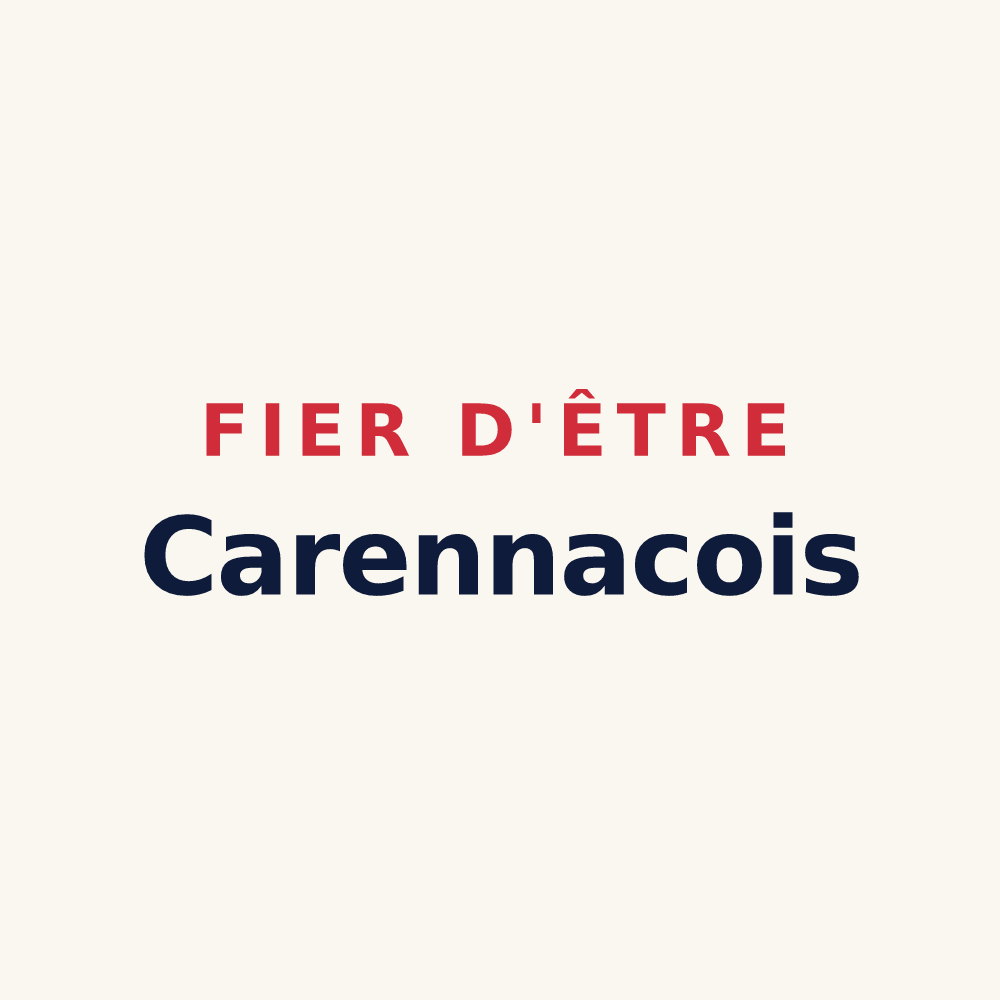 Tasse « Fier d'être Carennacois » — design pour Carennac