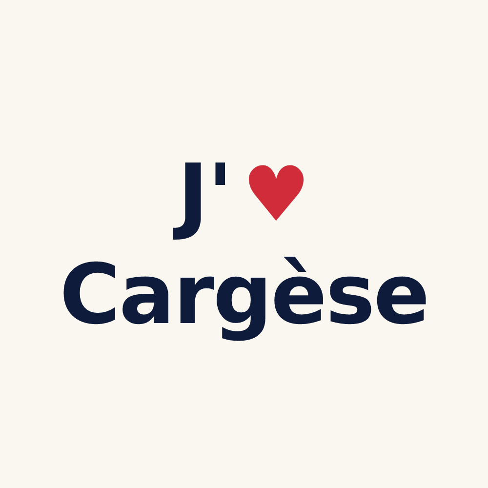 Tasse personnalisée Cargèse — design J'aime Cargèse
