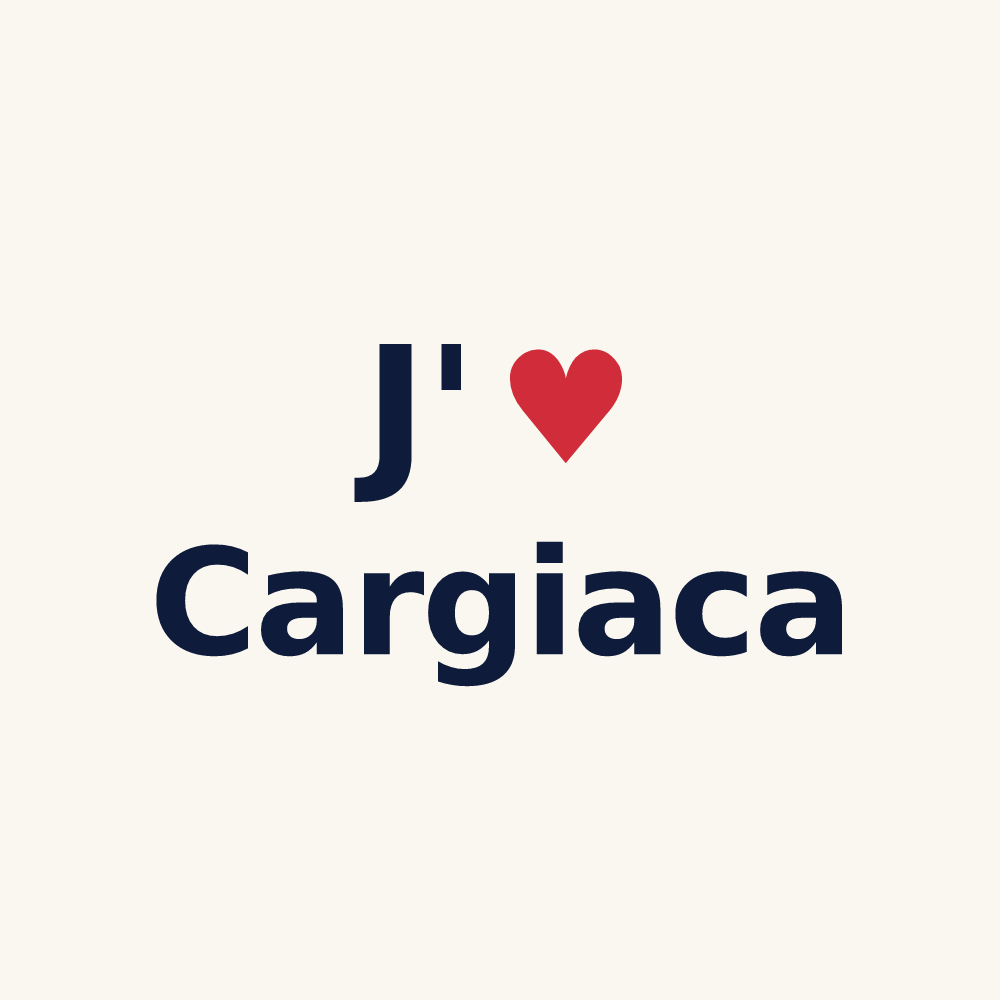 Tasse personnalisée Cargiaca — design J'aime Cargiaca