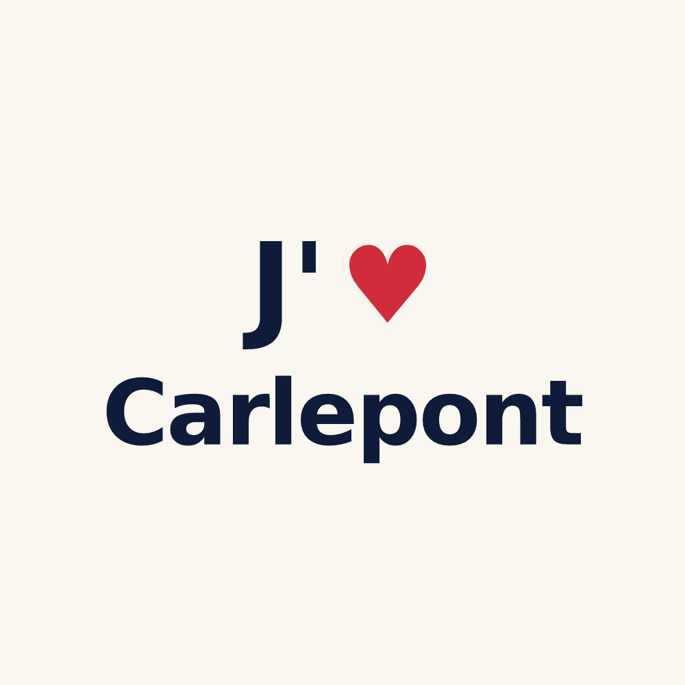 Tasse personnalisée Carlepont — design J'aime Carlepont