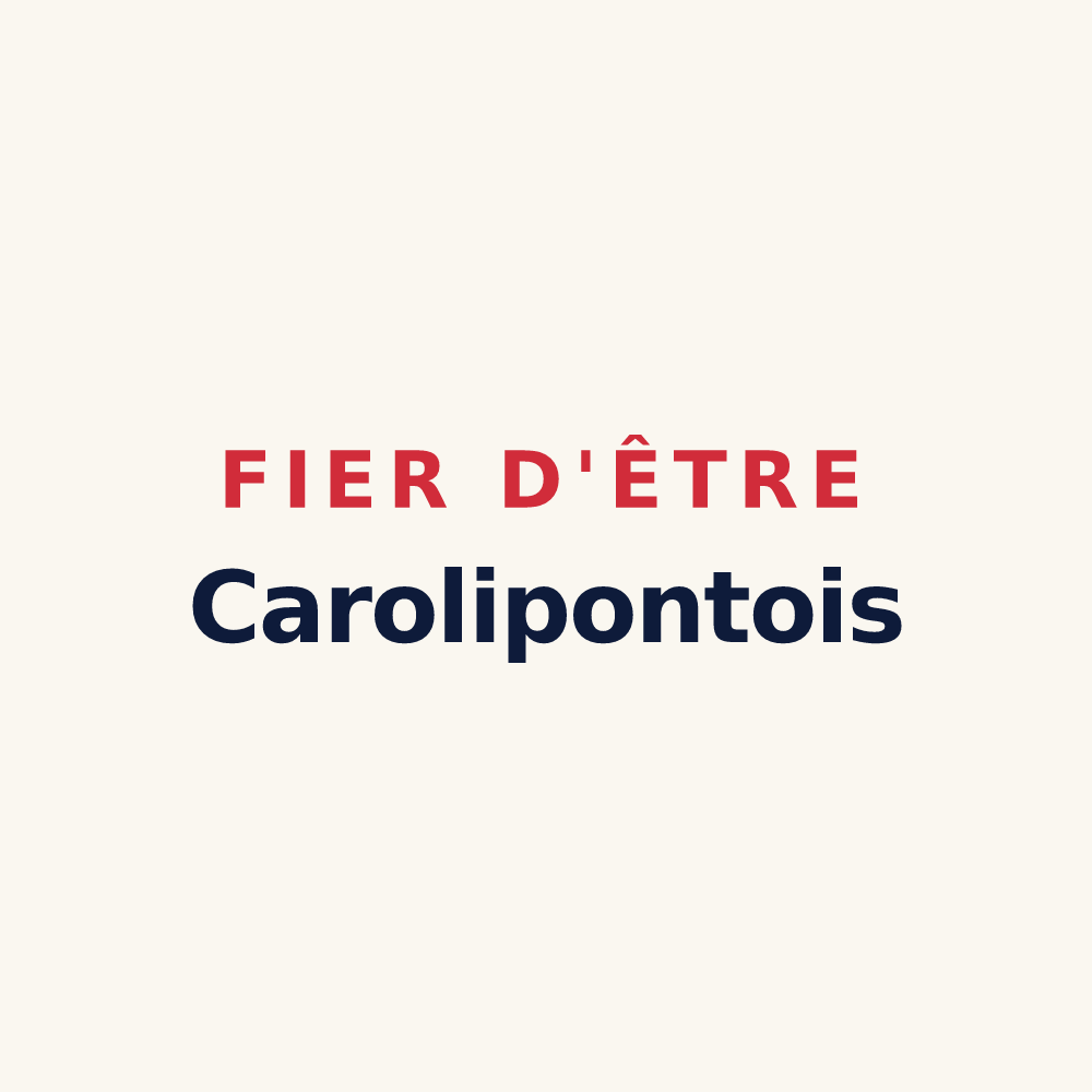 Tasse « Fier d'être Carolipontois » — design pour Carlepont