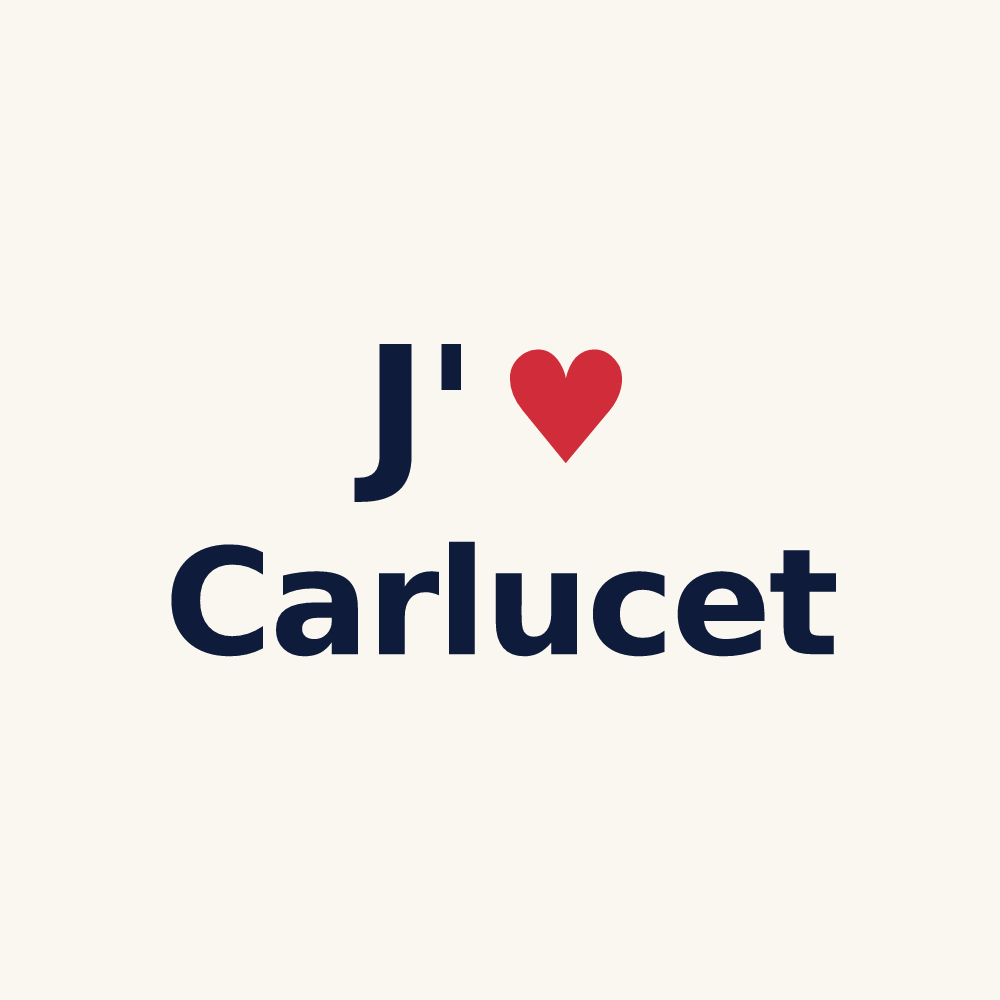 Tasse personnalisée Carlucet — design J'aime Carlucet