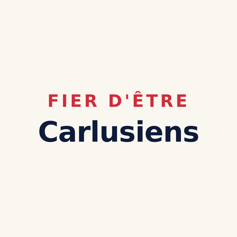 Tasse « Fier d'être Carlusiens » — design pour Carlus