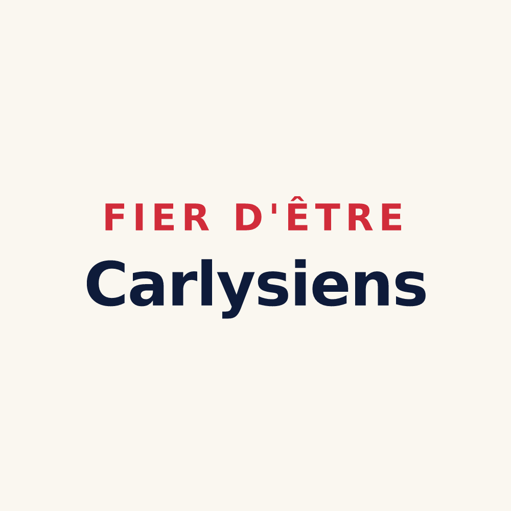 Tasse « Fier d'être Carlysiens » — design pour Carly