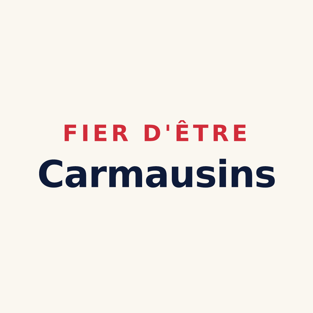 Tasse « Fier d'être Carmausins » — design pour Carmaux