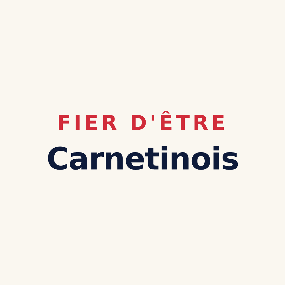 Tasse « Fier d'être Carnetinois » — design pour Carnetin