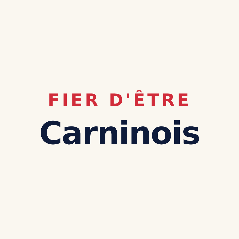 Tasse « Fier d'être Carninois » — design pour Carnin