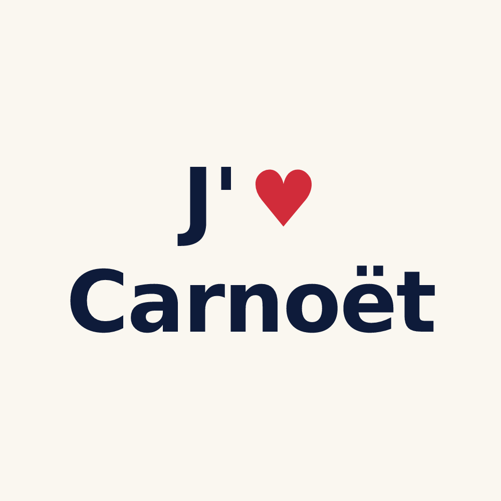 Tasse personnalisée Carnoët — design J'aime Carnoët