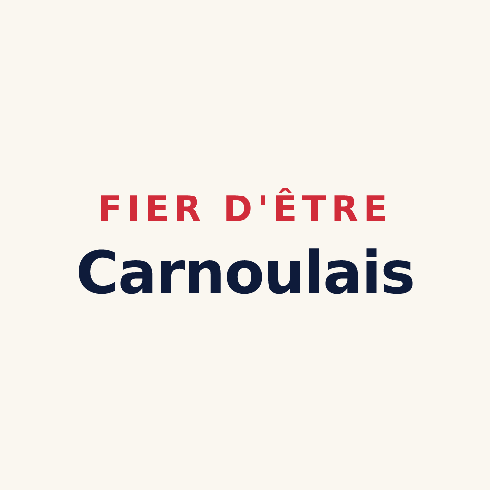 Tasse « Fier d'être Carnoulais » — design pour Carnoules