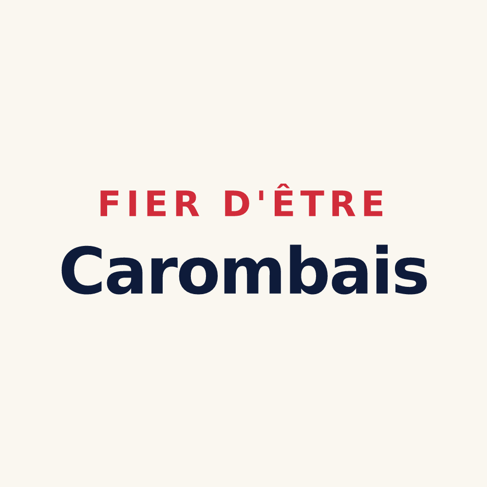 Tasse « Fier d'être Carombais » — design pour Caromb