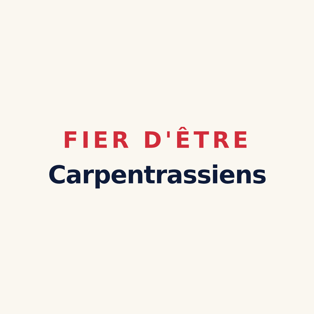 Tasse « Fier d'être Carpentrassiens » — design pour Carpentras