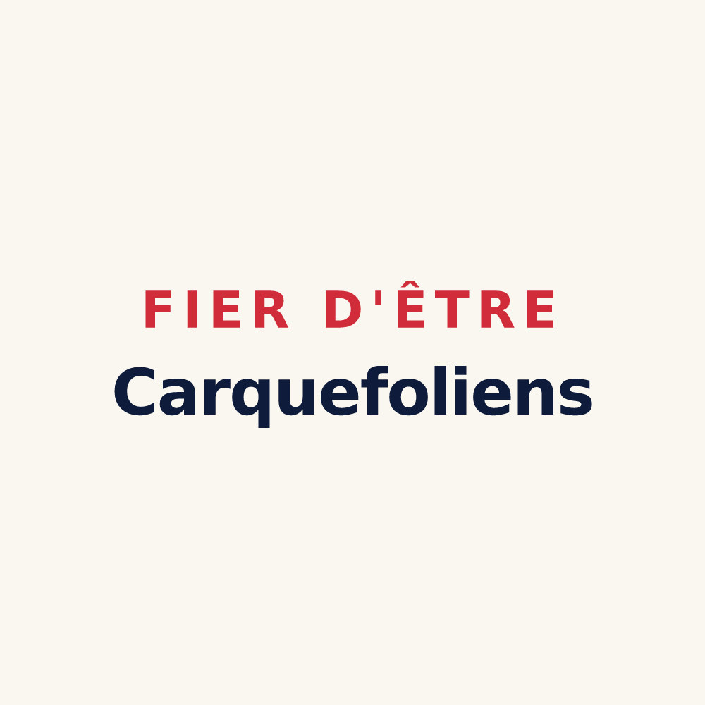 Tasse « Fier d'être Carquefoliens » — design pour Carquefou