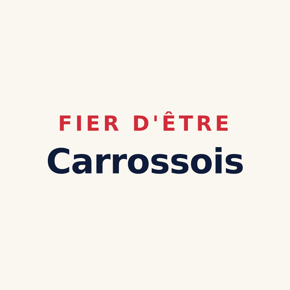 Tasse « Fier d'être Carrossois » — design pour Carros