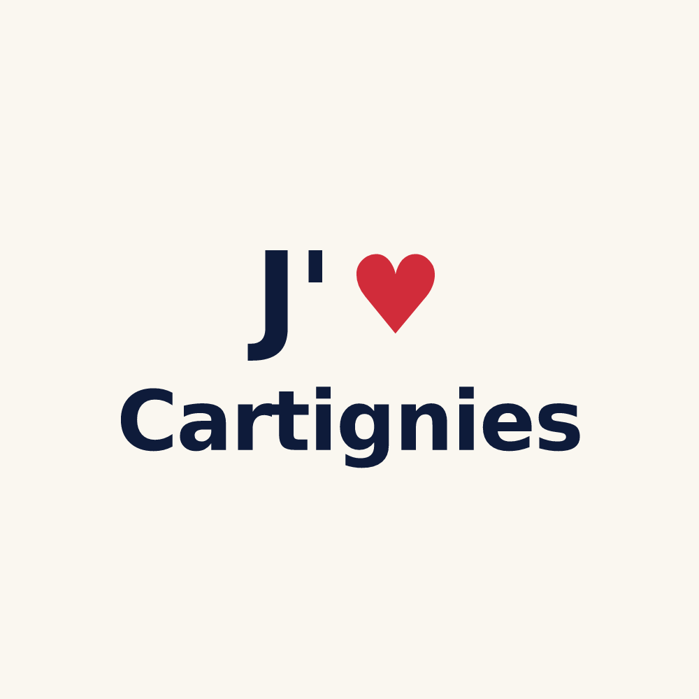 Tasse personnalisée Cartignies — design J'aime Cartignies