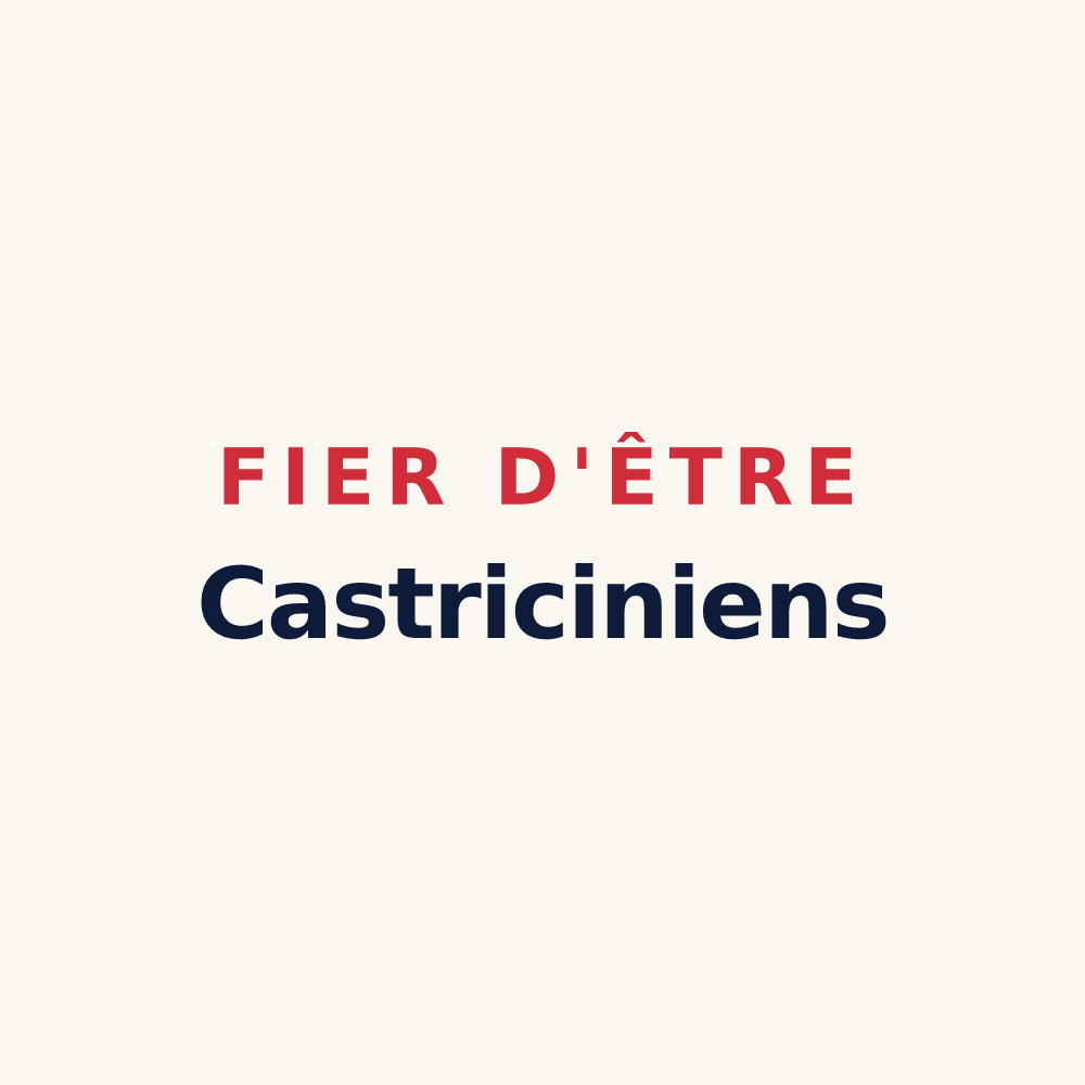 Tasse « Fier d'être Castriciniens » — design pour Cartignies
