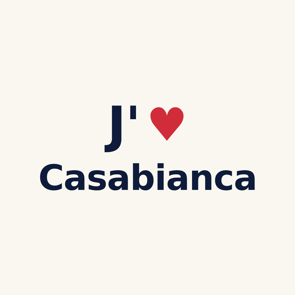 Tasse personnalisée Casabianca — design J'aime Casabianca