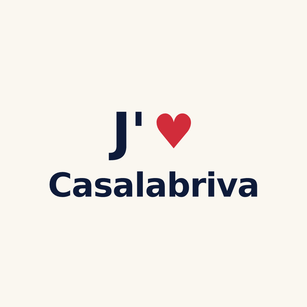 Tasse personnalisée Casalabriva — design J'aime Casalabriva