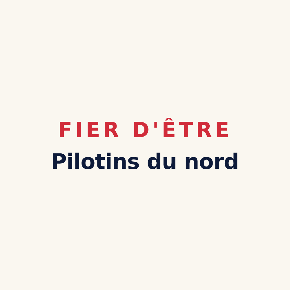 Tasse « Fier d'être Pilotins du nord » — design pour Case-Pilote