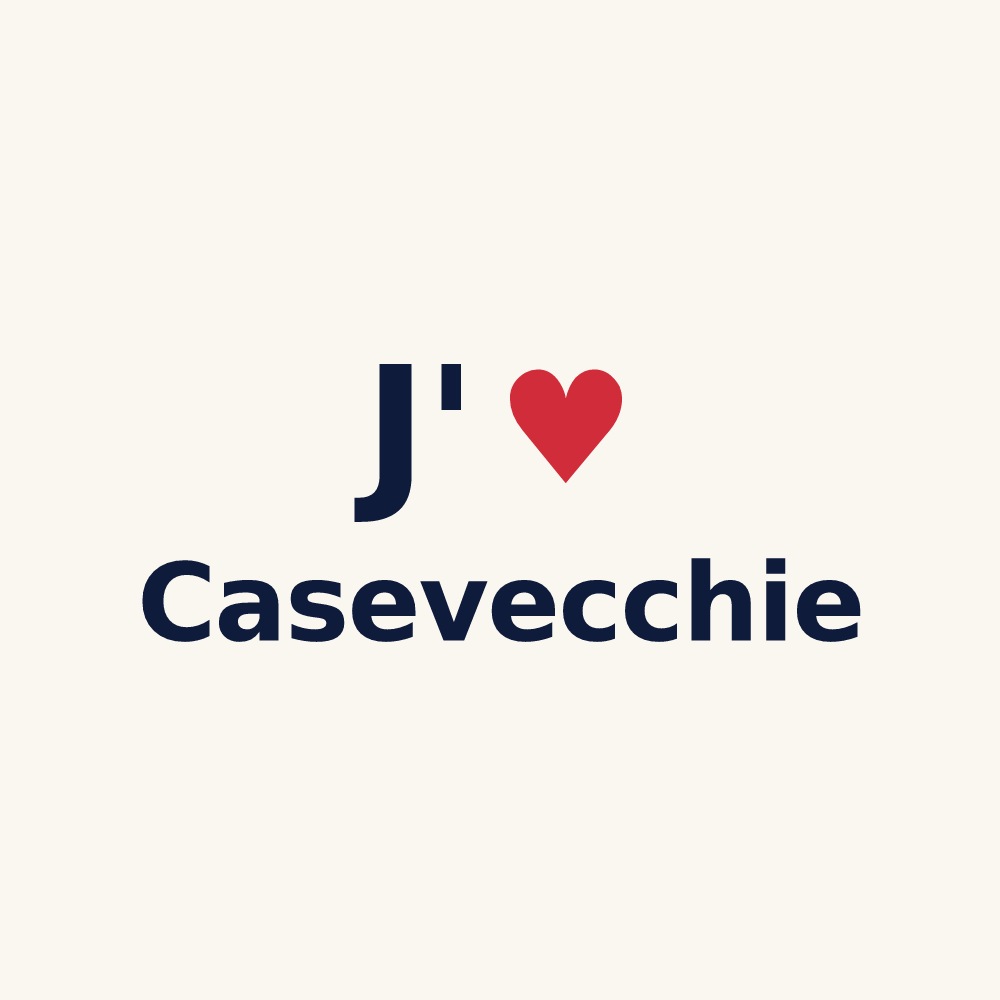 Tasse personnalisée Casevecchie — design J'aime Casevecchie