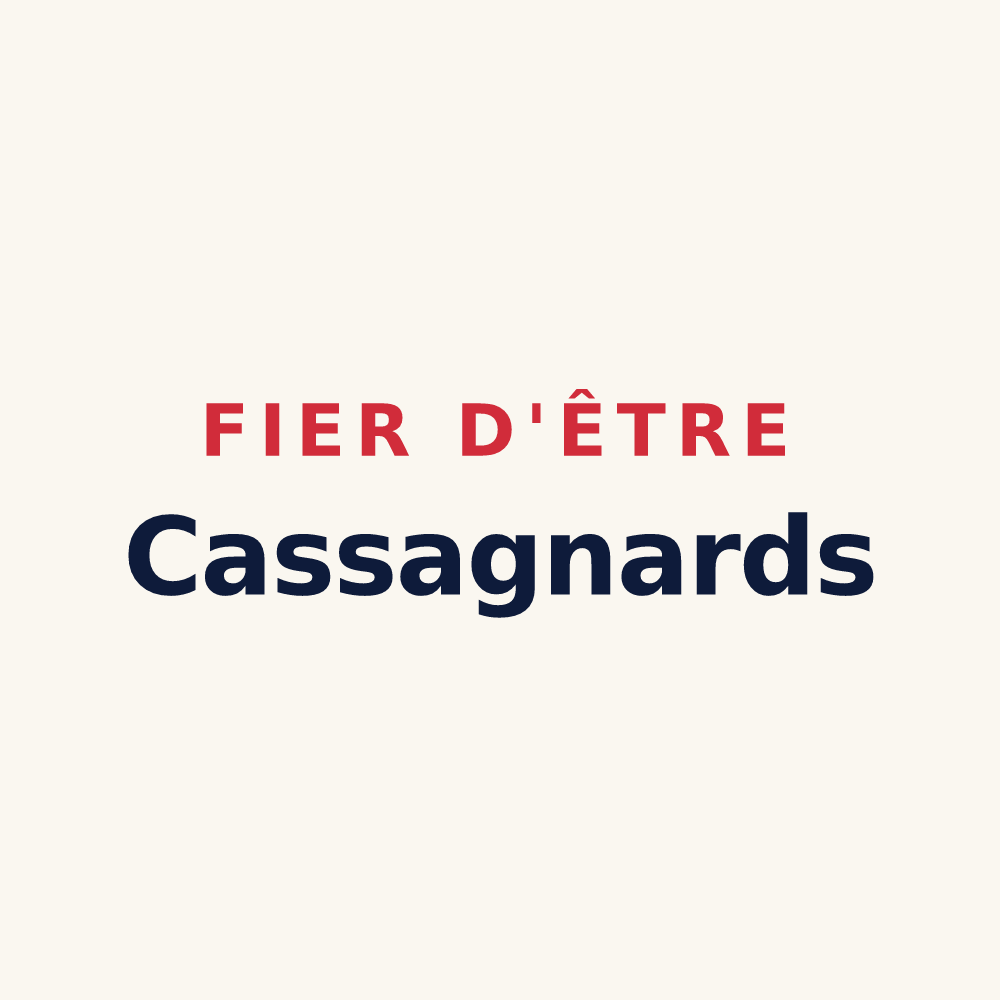 Tasse « Fier d'être Cassagnards » — design pour Cassagne