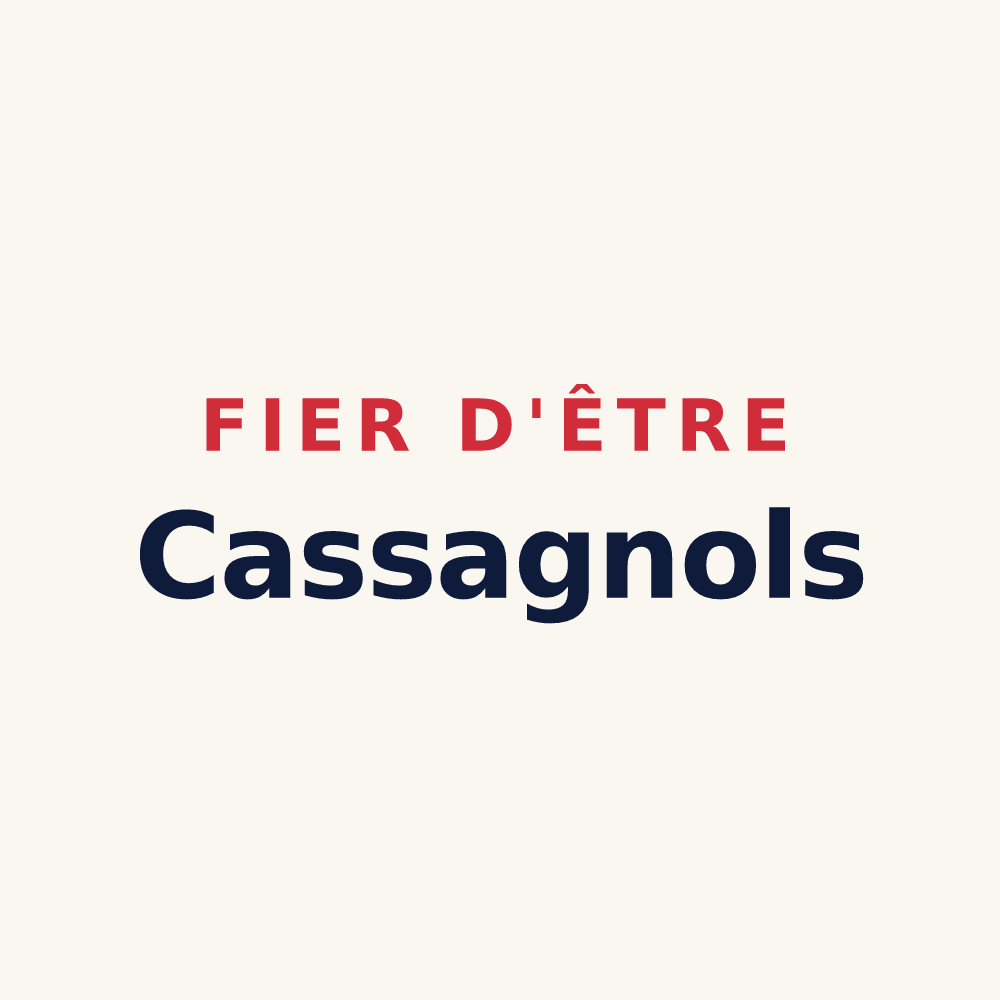 Tasse « Fier d'être Cassagnols » — design pour Cassagnes