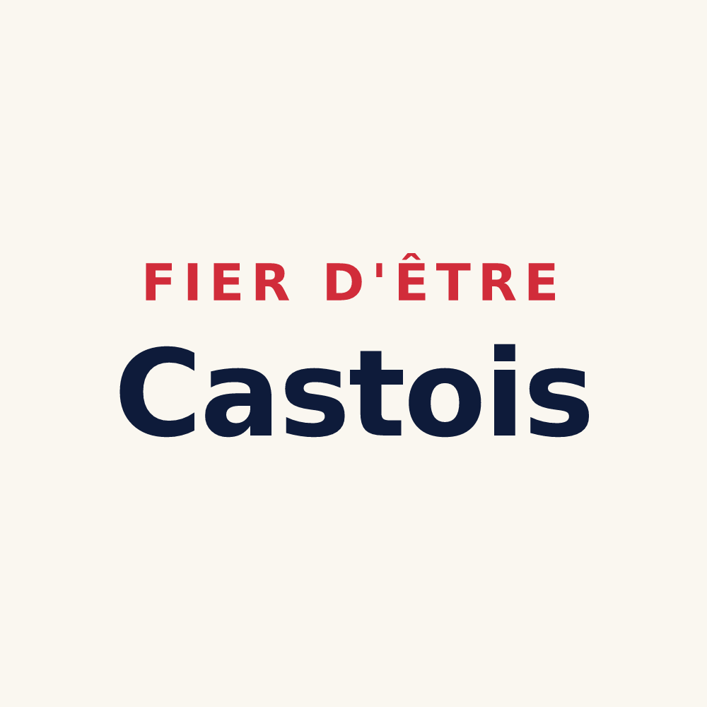 Tasse « Fier d'être Castois » — design pour Cast