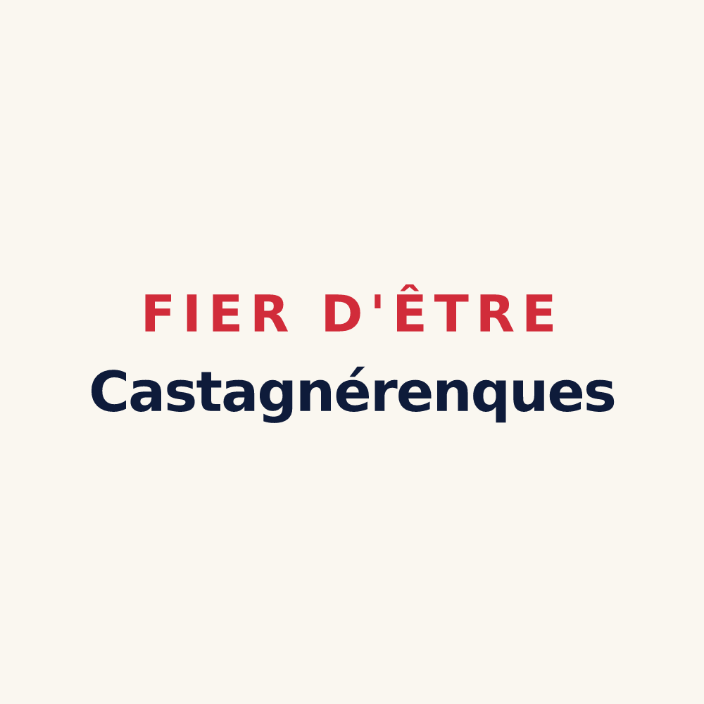 Tasse « Fier d'être Castagnérenques » — design pour Castagniers