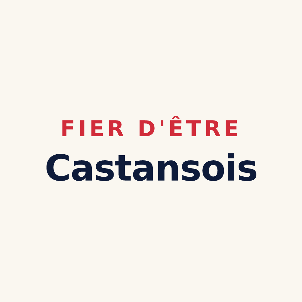 Tasse « Fier d'être Castansois » — design pour Castans
