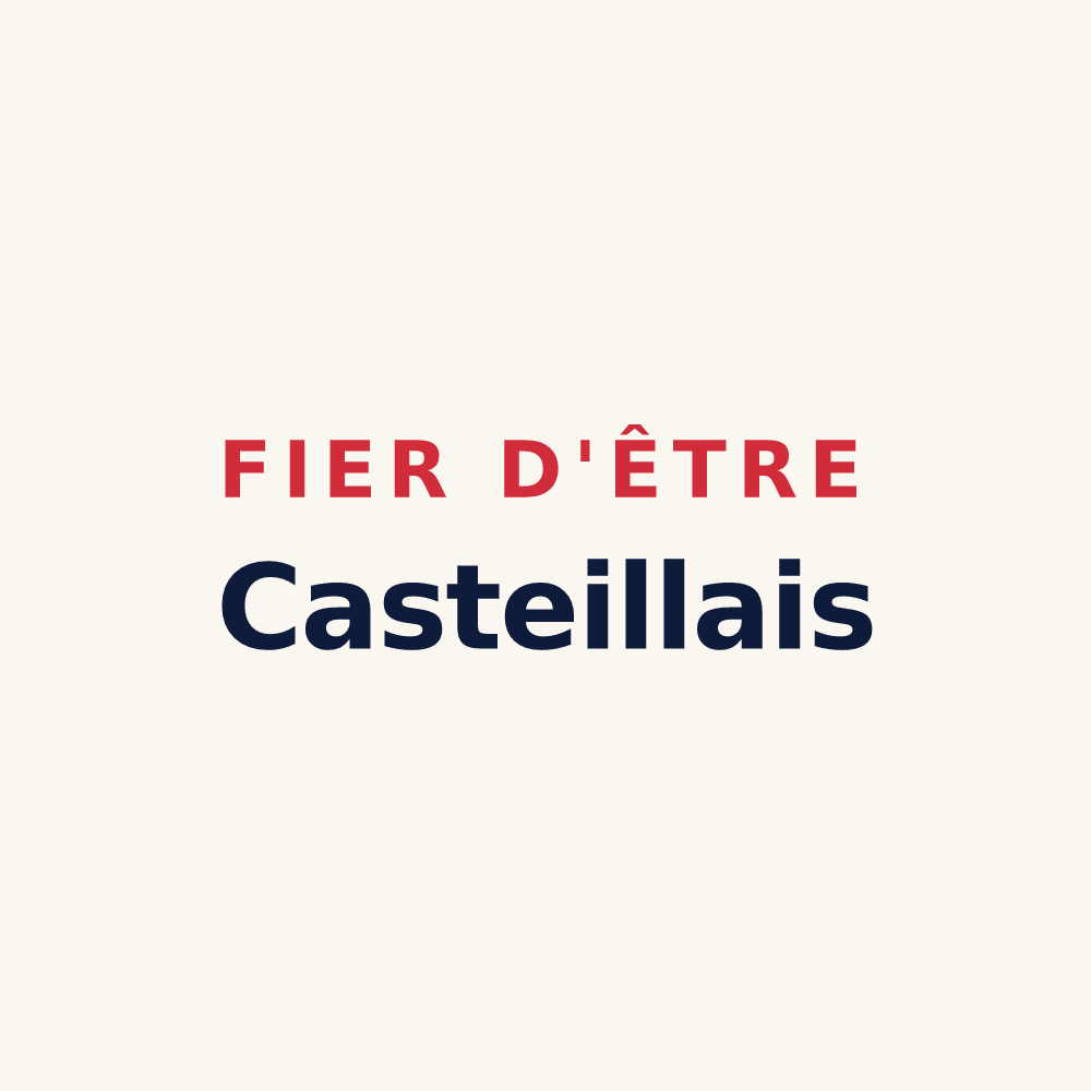 Tasse « Fier d'être Casteillais » — design pour Casteil