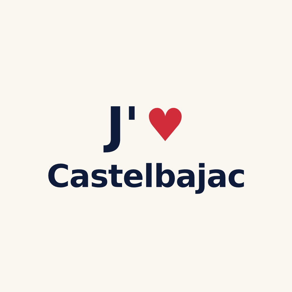 Tasse personnalisée Castelbajac — design J'aime Castelbajac